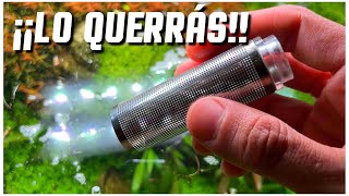 EL MEJOR 🔝 PREFILTRO DE ACUARIO PARA SALVAR GAMBAS Y PECES [upl. by Emmeram981]