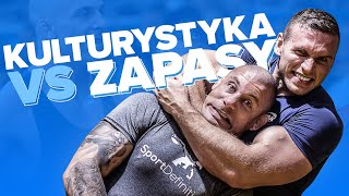 Kulturystyka VS Zapasy  Damian Janikowski uczy Piotrka Boreckiego zapaśniczych technik 4K 📣 [upl. by Las]