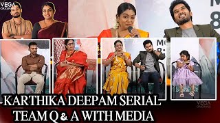 Karthika Deepam Serial Team Q amp A With Media  Viswanath  Nirupam Premi  Vegaoriginals [upl. by Ervin]