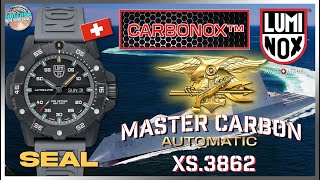 Light But Not Cheap  Luminox Master Carbon SEAL 200m Automatic wCarbonox™ XS3862 Unbox amp Review [upl. by Halik]