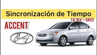 Tiempo de Hyundai Accent 16 16v G4ED [upl. by Ed]