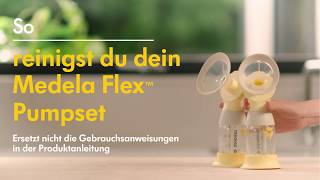 So reinigst du dein Medela Flex™ Pumpset [upl. by Yentrok]