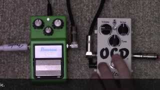 Fulltone OCD Vs Ibanez Tube Screamer Overdrive Pedal Shootout [upl. by Ahsiloc445]