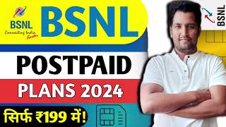 BSNL Postpaid Plans 2024  Postpaid Sim Card  Bsnl Postpaid Plans  Tech Raghavendra [upl. by Haakon]