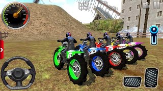 Juego De Motos  Motor Dirt Bike Racing Tracks Simulator 3D 1  Android Ios Gameplay FHD [upl. by Nuajed]