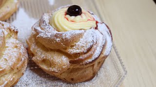 ZEPPOLE DI SAN GIUSEPPE  BAKED ZEPPOLE RECIPE  ZEPPOLE RECIPE [upl. by Millard358]