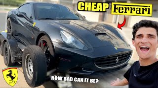 Buying The CHEAPEST Ferrari California To Replace Our Burnt FF [upl. by Girardi]