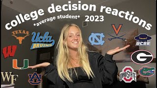 COLLEGE DECISION REACTIONS 2023 20 COLLEGES [upl. by Dougherty340]