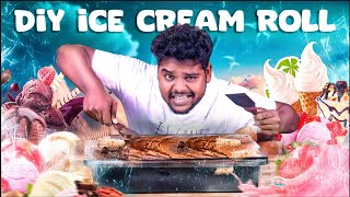 🔥❄️ Making ICE CREAM Rolls with DRY ICE 🧊  DIY Ice Cream 🍦 Roller Machine  Out of Focus [upl. by Nonarb]