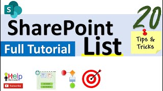 Microsoft Sharepoint Lists  Complete Beginner Tutorial [upl. by Chappell]