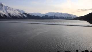 April 29th 2013 Bore Tide  Turnagain Arm Alaska [upl. by Chamberlin]