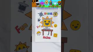 🌈diy sticker🌈 인크레디박스 스프런키 미스터 썬 컴퓨터 스티커 Incredibox SPRUNKI MrSun Computer diy sticker sticker [upl. by Magel186]