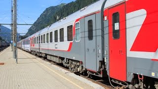 Russischer Nachtzug im Bahnhof Brenner [upl. by Jennette926]