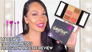 TARTE TARTEIST PRO GLOW amp BLUSH PALETTE REVIEW AND DEMO [upl. by Artemisa396]