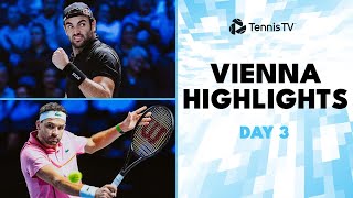 Berrettini vs Tiafoe THRILLER Dimitrov Zverev Paul in Action  2024 Vienna Day 3 Highlights [upl. by Dulci]