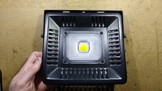 Inside a superslim 50W LED floodlight [upl. by Leandro]