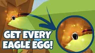 How to find EAGLE EGGS 2024  EVERY LOCATION HERE🥚🦅🪶Animal SimulatorROBLOX [upl. by Vadim]