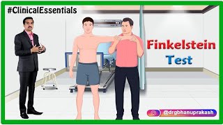 Finkelstein Test for De Quervains Tenosynovitis  Clinical essentials  Dr G Bhanu Prakash [upl. by Enened]