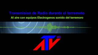 terremoto chile AUDIO en vivo RADIO 27 Feb 2010 88 righter Chile earthquake 2010 caught on audio [upl. by Tower]