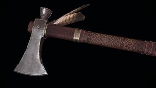 Decorated Tomahawk Axe [upl. by Ardnajela]