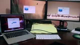 Macbook pro tips  connect multiple monitors [upl. by Nylhsa]