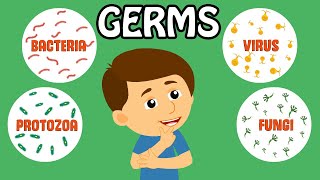 Germs for kids  What are Germs  How do germs spread  How do we see germs [upl. by Vinson]