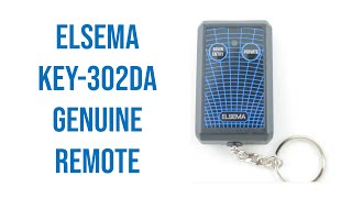 Elsema Key302DA Genuine Remote Video Description [upl. by Zoarah]