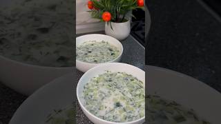 Muzdekkina okroshka😍 inst iriskulovadinaraa food recipe cooking easyrecipe [upl. by Uolymme]