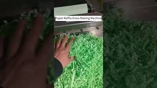 Paper Raffia Grass Making Machine——Full Automatic Crinkle Paper Raffia Making Machine shredder [upl. by Mathis149]