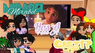 Encanto Reacts To Mirabels REAL Gift ✨Credits in the description✨ [upl. by Ahsinel233]