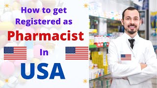 How to get Registered as Pharmacist in USA  PharmD  English [upl. by Noiraa]