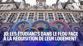 Les étudiants dans le flou face à la réquisition de leur logement Crous pendant les JO de Paris [upl. by Margalo]