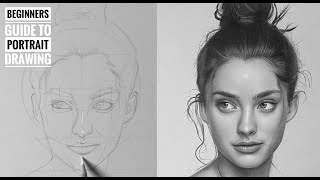 A Beginners guide to portrait drawing in realtime [upl. by Prissy]