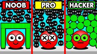 NOOB vs PRO vs HACKER HIDE BALL [upl. by Akim]