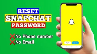 How to Recover SnapChat Account without Phone Number and Email 2024 [upl. by Lisk]