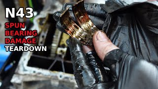 N43 Teardown Low oil pressure amp Spun bearings  PART 7 [upl. by Eenahs705]