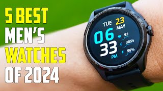 5 Best Smartwatches for Men 2024  Best Watches for Men 2024 [upl. by Annawot]