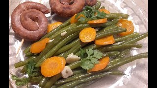 ✔️ Poêlée de haricots verts et carottes [upl. by Eilliw684]