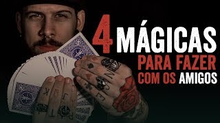 4 MÁGICAS que vão BUGAR seus amigos [upl. by Haisej]