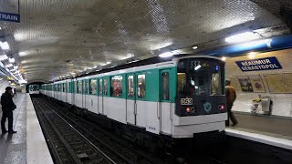 Ligne 3 du métro de la RATP  MF67 R [upl. by Blunk765]