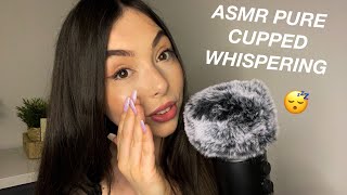 ASMR PURE CUPPED WHISPERING  WHISPER RAMBLE WITH NATURAL MOUTH SOUNDS [upl. by Haziza]