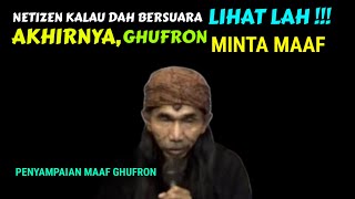 klarifikasi Ghufron mohon maaf ke netizen Indonesia [upl. by Abbotsen]