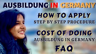 HOW TO APPLY FOR AUSBILDUNG IN GERMANY AND COST  Ausbildung in Germany  Malayalam Vlog  Eng CC [upl. by Stephan]