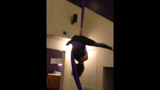 Aerial Silks Windmill Practice [upl. by Hoes]