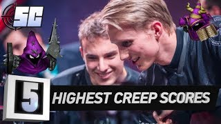 5 Highest Creep Scores in LoL History  LoL eSports [upl. by Notyap]