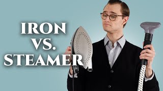 Iron vs Steamer Which is Best for Your Menswear Wardrobe [upl. by Ennaeirb575]