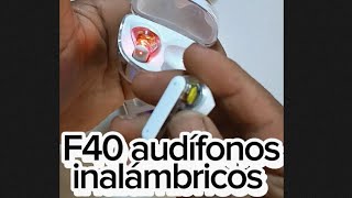 Audífonos inalámbricos F40 [upl. by Aihcila]