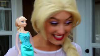 Frozen Elsa amp Spiderman Anna Funny games [upl. by Daisie534]