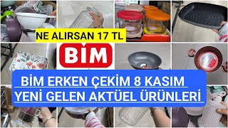 BİM ERKEN ÇEKİMBİM 8 KASIM CUMA 2024BİM YENİ GELEN AKTÜEL ÜRÜNLERİBİM BU HAFTA ŞAHANE ÜRÜNLER [upl. by Beare88]