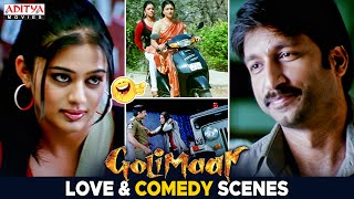 quotGolimaarquot Movie Love amp Comedy Scenes  Hindi Dubbed Movie  Gopichand Priyamani  Aditya Movies [upl. by Diamond650]